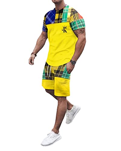 Survêtement 2 pièces pour homme tenue de sport respirante XXL anti-transpiration pour grand confort