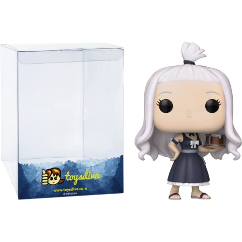Mirajane Strauss: P O P ! Animation Vinyl Figurine Bundle With 1 Compatible 'Toysdiva' Graphic Protector (1050-57342 - B)
