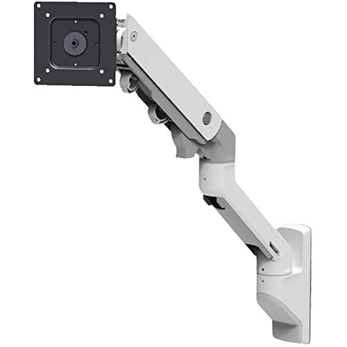 Ergotron 45-478-216 HX Wall Mount Monitor Arm in White for 20-42 lbs Monitors