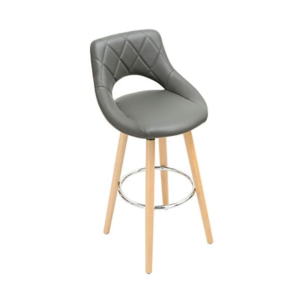 WOLTU Breakfast Kitchen Counter Bar Stools Set of 2 pcs Soft Seat #1198 - Image 7