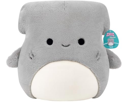 Squishmallows Peluche Fuzz A Mallows Tank requin marteau un doudou rassurant