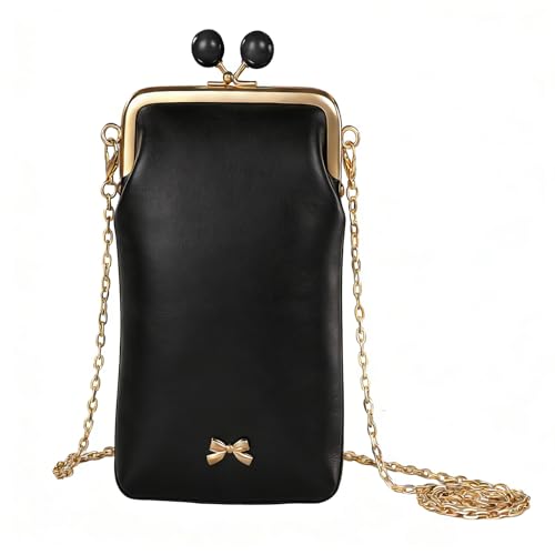 LAGO DE SAC Small Leather Chain Crossbody Bags for Women