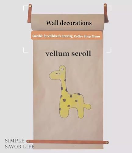 Distributeur de rouleaux de papier mural kraft 64cm pour bureau et menu
