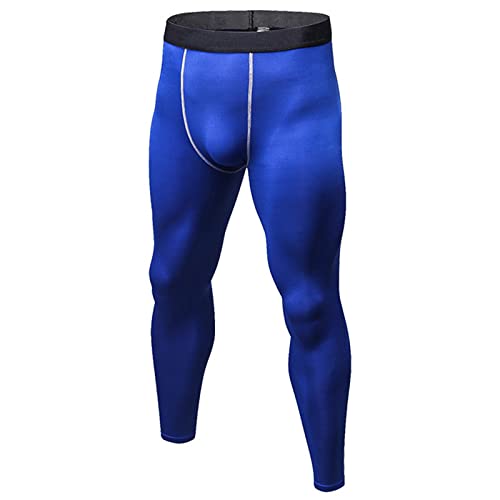 Generisch Pantalones de compresión para hombre, largos, mallas deportivas, de secado rápido, pantalones de deporte, pantalones de correr, transpirables, para fitness, correr, entrenamiento, gimnasio