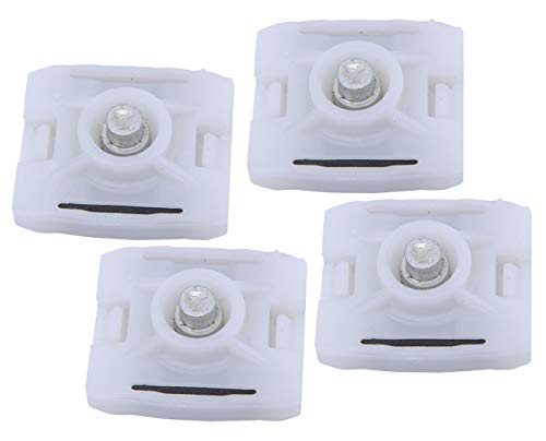 AUTOPA 1267200142 Window Regulator Sliding Retainer Jaw Clip for Mercedes W126 (Pack of 4)