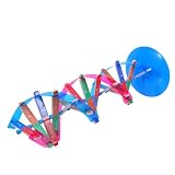 PAMINGONO Kit Modellino Dna Doppia Spirale in Plastico per Apprendimento Biologico Display Realistico e Design Colorato, per Casa e Aula Scolastica