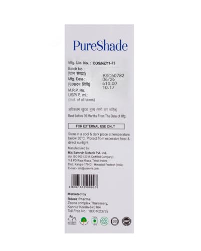 Image of Pureshade Sunscreen Gel for Normal Skin | SPF 50+ | PA +++ | UVA /UVB & IR Broad Spectrum Protection | Non Greasy And Oil Free Formulation | Matte Finish & Oil Free | 60 Ml - Pack Of 1 |