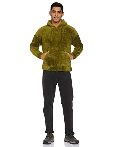 Image of Amazon Brand - INKAST Men's Cotton Rich Heavy Weight Hooded Sweatshirt (Regular Fit)
