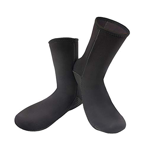 iCookii Diving Socks 3mm Neoprene Water Socks Beach Wetsuit Socks Anti-Slip Beach Booties for Water Sports & Excercise