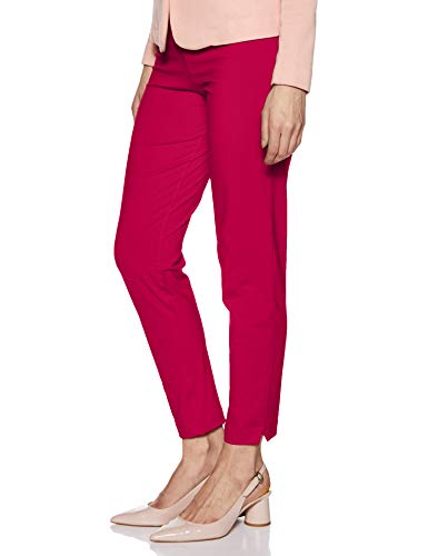 Image of Rupa Women's Regular Fit High Rise Softline Cotton Blend Knitted Pant with Zip Pocket,All-Purpose Fashion for Western, Ethnic, and Casual Wear - Full-Length, Solid, Pack of 1