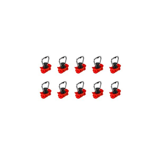 LOADCARE Starterset 2x2m Airlineschiene Zurrschiene blank halbrund gebohrt + 4 Endkappen + 10 Fittinge – Bild 4