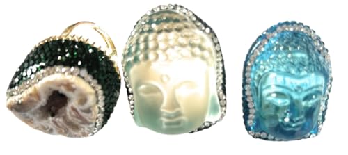 Image of inchTrendy Korean Adjustable Cocktail Rings for Women - Stylish and Comfortable Statement Jewelry inch