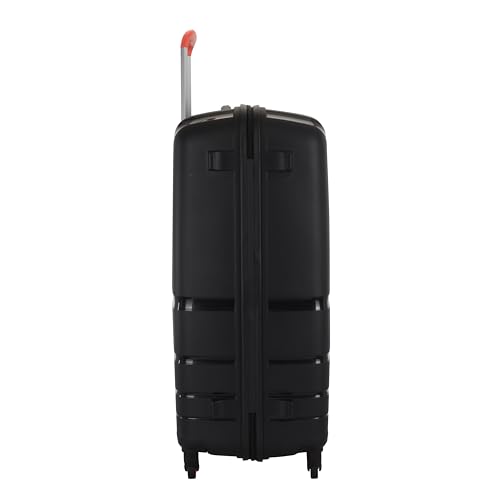 Image of American Tourister Upland Sport 79 CM Large Checkin Polypropylene (PP) Hard 4 Wheels Spinner Luggage /Suitcase /Trolley Bag for Travel (Black)