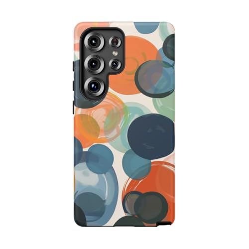 Coque Samsung S25 Ultra rigide mate anti-reflet motif abstrait