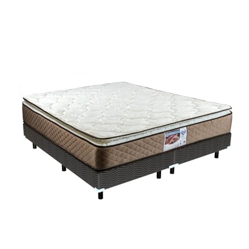 El Mejor Listado de Colchon Mas Box King Size . 39 Spring Air Colchón Ortopédico Más Box Modelo Berkeley, 26 CM de Altura, 500 Resortes Bonell, Firmeza Media, Hipoalergénico, Anti ácaros. Tamaño: King Size