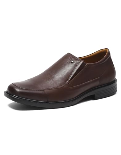 Image of Monte Carlo Mens Solid Slip on Genuine Leather Loafers (201808FW)
