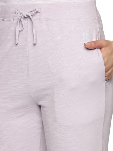 Image of Women Joggers Pant with Side Pockets and Drawstring Waist Adjustable Lilac