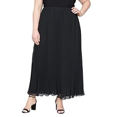 Black Pleated Chiffon
