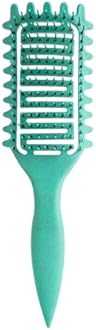 Curl Defining Brush,2024 Curly Hair Brush,Vented Hair Brush for Detangling, Shaping and Defining Curls For Women and Men Less Pulling (Green)