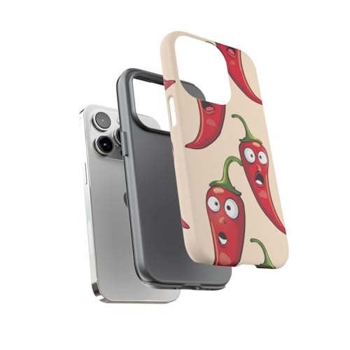 Coque iPhone 14 Pro piment rouge rigide et mate - 3