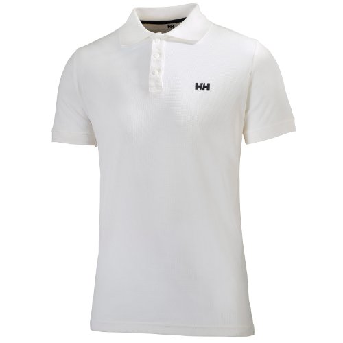 Helly Hansen Hombre Polo Driftline, Blanco, L