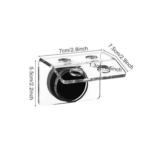 MiOYOOW Coral Frag Holder, 4/8 Plug Holes Acrylic Coral Frag Rack with Magnetic Suction Cup for Aquarium Household Fish Tanks - Image 4