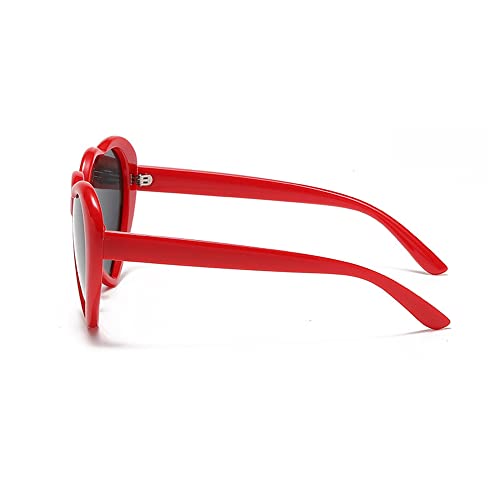 OZPYKAE Women Polarized Love Heart Sunglasses,Fashion Cute Heart Glasses Vintage Eyewear Sunglasses for Ladies3