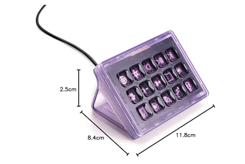 Stream Deck MK.2 Atomic Purple (Edizione Limitata) – Controller da studio, 15 tasti macro, attiva azioni nelle app e in software quali OBS, Twitch, ?YouTube e altro, funziona con Mac e PC - Controller - Immagine 8