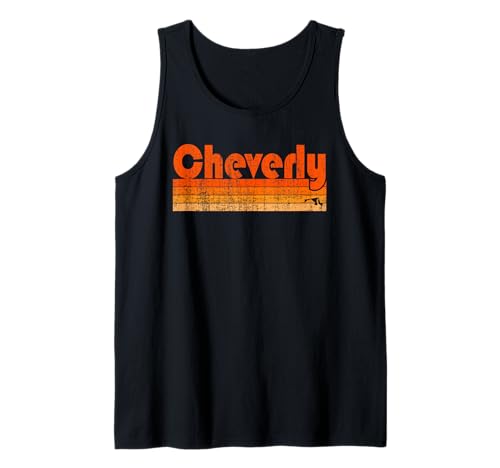 Estilo retro de los 80 en Cheverly, Maryland Camiseta sin Mangas