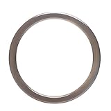 Bracciale rigido rotondo in agata calcedonio grigio naturale da 57 mm~64 mm