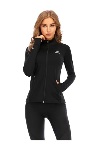 HDTIYUYP Damen Sportjacke UV Trainingsjacke - Laufjacke Leicht Langarm mit...