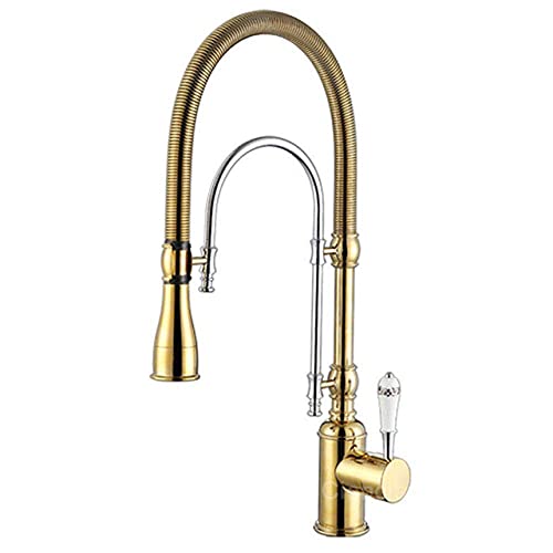 Robinet cuisine laiton de vanité haut de gamme mitigeur fini chrome et or précieux