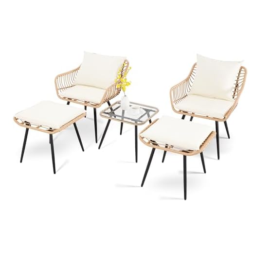 5-Piece Outdoor Wicker Furniture Set