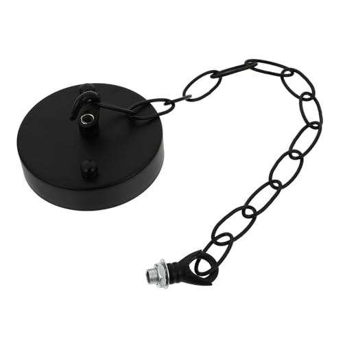 HYTROVE 1pezzi Rosone Lampadario Con Catena in Ferro Resistente Base Soffitto Per Lampade Sospensione in Stile Nordico Decorazione Pratica e Durata Garantita Adatta Interni Ed Esterni