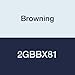 Browning 2GBBX81 Banded V-Belt, BX Section, Rubber Compound, 81" Length, 2" Width, 2 Bands