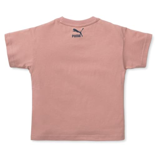 PUMA Kids Girls Tiny Cottons X Graphic Crew Neck Short Sleeve Casual Tops Casual - Pink2