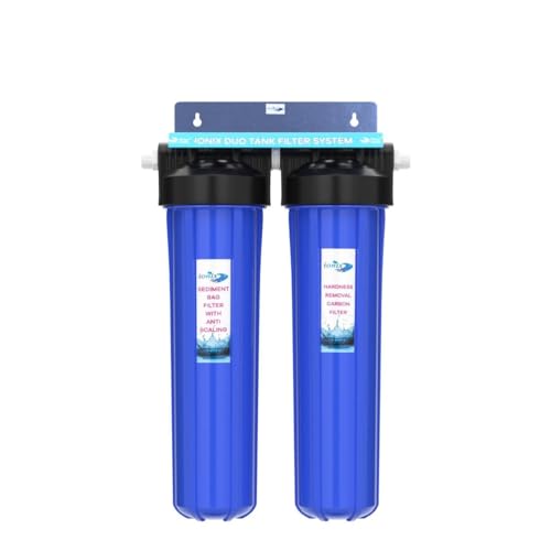 Image of IONIX Duo Tank filteration system for Whole house water filteration system, Dual Filter setup with Sediment, Sclaing & Hard water treatment (Duo tank filteration system 1.5 Inch Inlet outlet)
