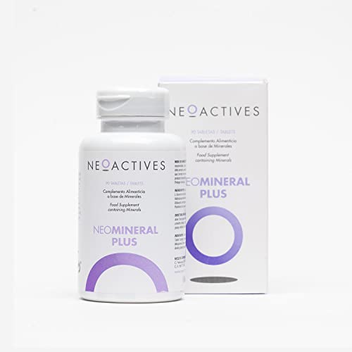 Tabletas con Minerales - NeoMineral Plus - Refuerza el Sistema Inmunológico y Ayuda a Cuidar Huesos y Dientes- Rica Fuente de Magnesio, Selenio y Cromo - 90 Tabletas - Neoactives