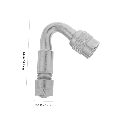 Balacoo 4pcs Metal Valve Stem Extenders Tire Stem Extensions for Cars Motorcycles Durable Copper Construction Compatible with Multiple Brands and Models