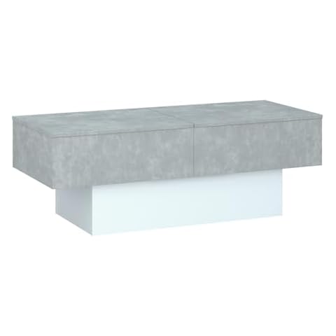 Table Basse Carla Béton/Blanc Cover