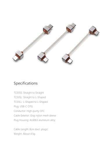 Câble USB OTG dd HiFi TC03SL décodeur audio flexible pour smartphone Android - 7