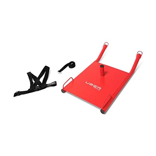 Uber Soccer - Heavy Duty Weighted Power Speed Training Sled with Shoulder Harness