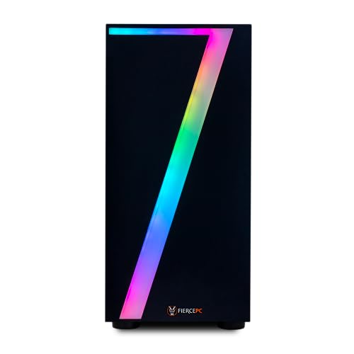 Fierce RGB Gaming PC - AMD Ryzen 3 3200G 3.6-4GHz, AMD Vega 8 Graphics, 16GB RAM 3200MHz, 1TB M.2 NVME SSD, 400W PSU, Windows 11, RGB Gaming PC Case