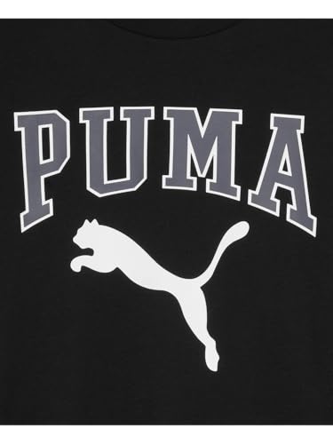 Image of Puma Boys' Short Sleeve Cotton Graphic T-Shirt, Crewneck