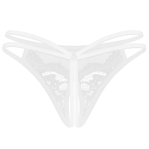 Image of Avidlove Women Lace Panties Floral Lace Briefs Mesh Hollow Out G-String Thongs T-back Underwear 1-4 Pack
