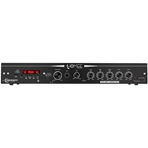 Amplificador Receiver Rádio Frequência Taramps THS 4600 Classe D Multi-Channel 250 W RMS Amplificado
