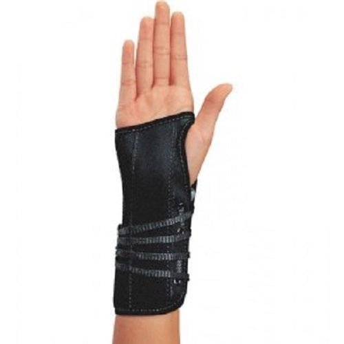 DJO 79-87205 Procare Lace-Up Wrist Support, Right, Medium, 6.5" - 7.5" Size, 7" Length