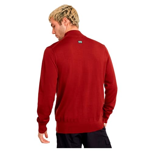 G-Star Herren Premium Core Mock Neck Knitted Pullover, Rot (Dry red D25175-D847-5298), L – Ansicht 2