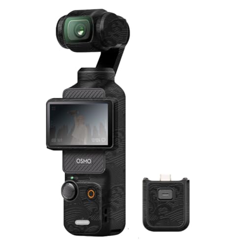 Pocket3 �J�����f�J�[���X�L���N���G�[�^�[�R���{�X�e�b�J�[�r�j�[�����b�v���h�~�ی�t�B�����R�[�g�A�N�Z�T���[ �ɓK������DJI Osmo Pocket 3(�E�F�[�u�u���b�N)