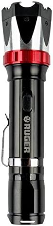 Ruger Stun Gun & Flashlight – Rechargeable – Belt Clip & Holster – Manufactured by SABRE